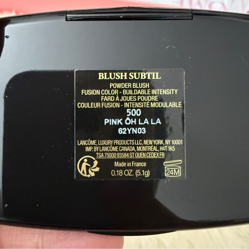 Lancôme
Blush Subtil Powder Blush 500 pink ooh lala brand new - Picture 4 of 6